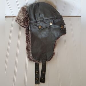 True Religion Olive Trapper Hat NWT